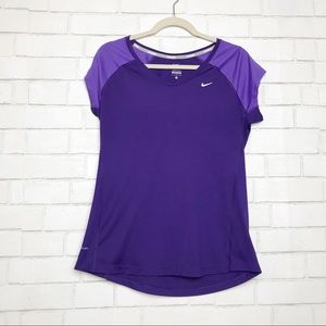 Nike Dri-Fit Purple Running Shirt